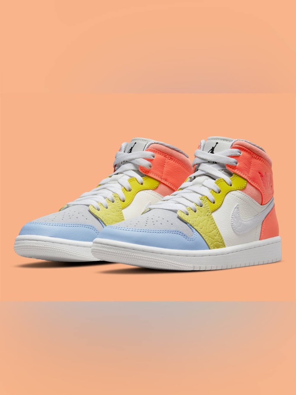 Women's Air Jordan 1 Mid "To My First Coach" - Multicolor size 9